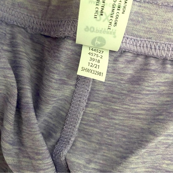 90 Degree By Reflex Lightweight Lounge Shorts - Casual  Lavender Plus 2X NWT - Picture 10 of 10